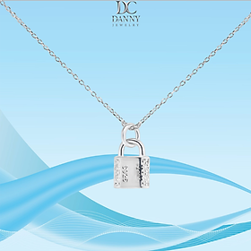 Dây Chuyền Có Mặt Biểu tượng ổ khoá  Danny Jewelry Bạc 925 Xi Rhodium DM53