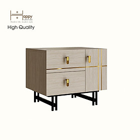 Mua  Happy Home Furniture - 100% GỖ TỰ NHIÊN  JOCASTA  Táp đầu giường 2 ngăn - Chân sắt  52cm x 40cm x 44cm( DxRxC)  THK_167