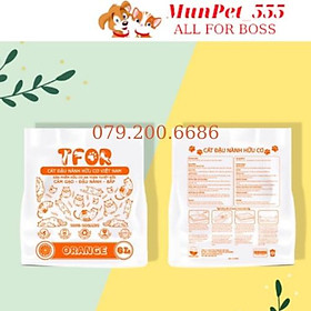 Cát đậu nành TFOR 6L vệ sinh cho mèo an toàn bảo vệ môi trường