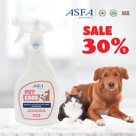 Nước Xịt Khử Mùi, Diệt Khuẩn Cho Chó Mèo ASFA Pet Care 500ml