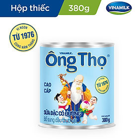 SỮA ĐẶC CÓ ĐƯỜNG ÔNG THỌ CHỮ XANH - HỘP THIẾC 380G