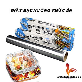 Mua Giấy bạc nướng thực phẩm lót nồi chiên không dầu  cuộn màng nhôm bọc thức ăn khổ 30cm dài 10 mét