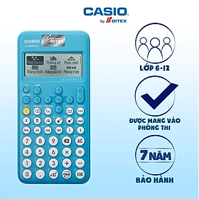 Máy Tính Casio FX 880 BTG - Màu Xanh