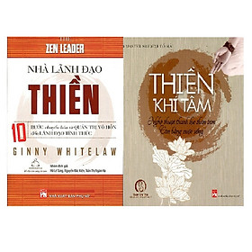 Combo 2 cuốn: Nhà Lãnh Đạo Thiền + Thiền Khí Tâm - Nghệ Thuật Thanh Lọc Thân Tâm, Cân Bẳng Cuộc Sống