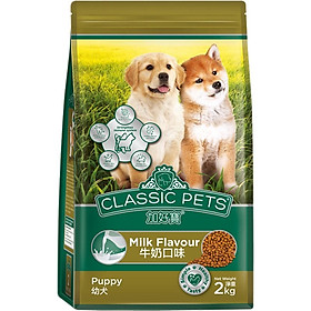 Thức ăn cho chó con classic pets hương vị sữa