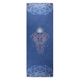 Thảm yoga du lịch PU Nagudi hoa văn mỹ thuật Yogalink