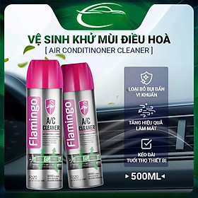 Bình Xịt Vệ Sinh Điều Hòa Ô Tô - Flamingo 500ml