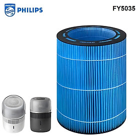 Mua   HÀNG CHÍNH HÃNG   Màng lọc máy tạo độ ẩm (NanoCloud) thương hiệu Hà Lan cao cấp Philips  màu xanh-trắng - FY5035