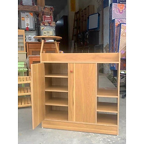 Mua Kệ Tủ Gỗ Để Giày Dép 3 Ngăn Có Cánh