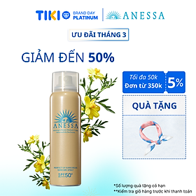 Kem chống nắng dạng xịt dưỡng da bảo vệ hoàn hảo Anessa Perfect UV Sunscreen Skincare Spray SPF 50+ PA++++ 60g