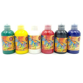 Hộp 6 Chai Màu Vẽ Colormate Acrylic - ACRYLIC-6B