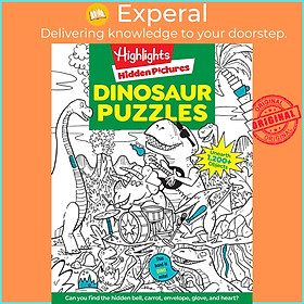 Sách - Dinosaur Puzzles by Highlights (US edition, paperback)