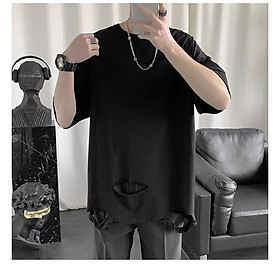 ́ thun UNISEX rách ̀ ̂ ̂́ ẢNH THẬT̂́ ̣̂ % cotton ̂́, thoáng mát