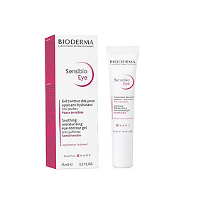 Gel dưỡng ẩm chống quầng thâm và giảm bọng mắt BIODERMA Sensibio Eye 15ml