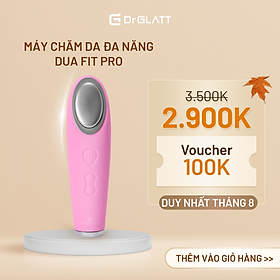 Máy rửa mặt và đẩy tinh chất Dua Fit Pro, 4 trong 1, hàng chính hãng Dr Glatt, thương hiệu Đức