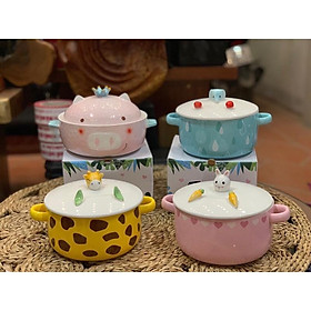 Mua Nồi úp mỳ siêu cute nắp kê được điện thoại