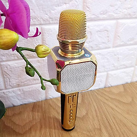 Micro kèm loa Bluetooth Karaoke SD-10, Âm thanh thuẩn , nhiều chế độ điều chỉnh