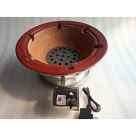 Lò than có quạt tròn 38cm dùng cho quán ốc vỉ hè