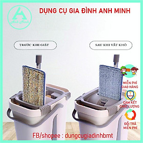 Mua Bộ Cây Lau Nhà Tự Vắt Thế Hệ Mới Có Kèm 2 Bông Lau