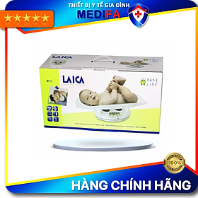 Cân trẻ em điện tử LAICA BF2051 - Mức cân tối đa 20 Kg - Tối thiểu 1Kg - Thước đo chiều cao 150 cm