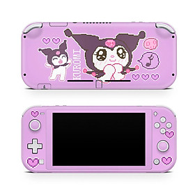 Mua Skin decal dán Nintendo Switch Lite mẫu 8 bit hình mèo Kuromi (dễ dán  đã cắt sẵn)