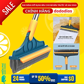 Mua Cây chà sàn nhà tắm  chổi cọ sàn và gạt nước 2 trong 1  cọ sạch khe hẹp và góc tường – dododios Easy ES04