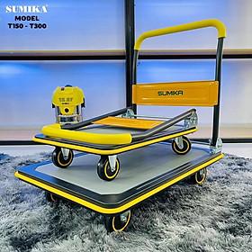 Mua Xe đẩy hàng hóa SUMIKA T300 (tải trọng 300kg  tay cầm gấp gọn)