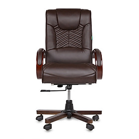 Mua Ghế giám đốc nhập khẩu chân gỗ  MNEC-18017-U