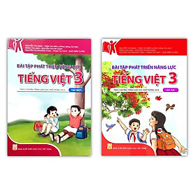 Sách – Combo Bài tập phát triển năng lực Tiếng Việt lớp 3 – ( tập 1 + tập 2 )