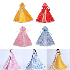 4 lot Costume Cloak for 1/6 SD Licca/Momoko/Azone Ball Joint Dolls Dress Up