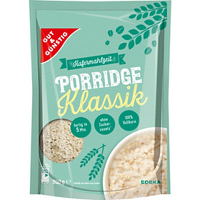Combo 2 gói Yến mạch ăn liền Gut & Gunstig Porridge 350gr