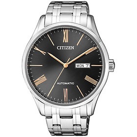 Đồng Hồ Nam Citizen Dây Thép Không Gỉ NH8360-80J - Mặt Đen 