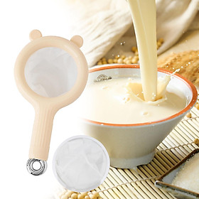 Strainer Reusable for Filtering Juice Soy Milk Kitchen Tool Green