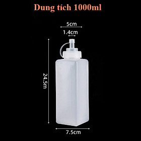 Mua Chai nhựa đựng tương ớt  tương cà  đựng nước sốt dung tích 360ml-480ml-680ml-800ml-1000ml