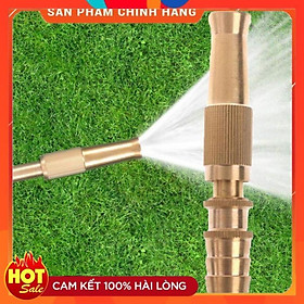 Mua Đầu vòi xịt nước tăng áp đa năng Vòi phun tăng áp bằng đồng tưới cây - rửa xe cực mạnh - 3 chế độ 206587