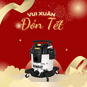 Máy hút bụi công nghiệp DeWalt DXV30S tích hợp 3 chức năng hút khô ,ướt và thổi 30L công suất 3000W vỏ inox- Hàng chính hãng