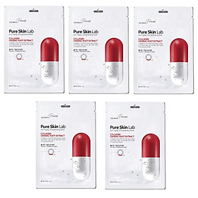 Hộp 5 miếng mặt nạ The White Princess Pure Skin Lab ngăn ngừa lão hóa và sáng da-chiết xuất collagen & nhân sâ