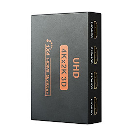 Ultra HD 4K 4 Port HDMI Splitter 1x4 Ports 3D 1080P Repeater Amplifier 1 in 4 Out Hdmi Hub