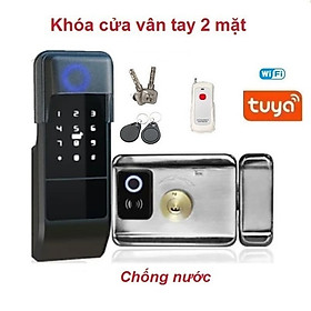 Mua   Chống Nước  Khóa điện tử 2 mặt vân tay - thẻ từ SG-501 Với 5 phiên bản