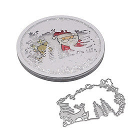 Christmas Tree Deer Carbon Steel Cutting Dies Knife Mold Stencils DIY Scrapbooking Die Cuts Decor Crafts Embossing Templates 2018 New