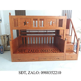 Mua Giường tầng gỗ sồi Nga chắc chắn  tiện lợi cho trẻ