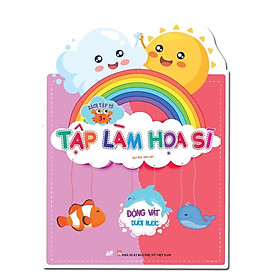 [Download Sách] Sách Tô Màu Cho Bé 3 Tuổi - Tập Làm Họa Sĩ - Động Vật Dưới Nước