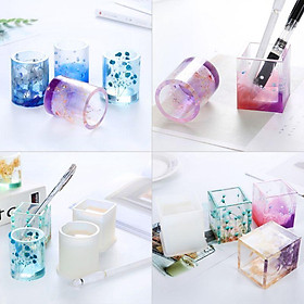 Mua Khuôn silicone tạo hình cho khay đựng viết DIY tiện dụng - Khuôn Silicon Làm Ống Đựng Bút Handmade