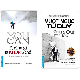 Sách - Combo You can Không gì là không thể + Vượt ngục tư duy - FirstNews