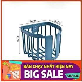 Giỏ đựng giấy vệ sinh dán tường, hộp đựng khăn giấy nhà ăn bằng nhựa