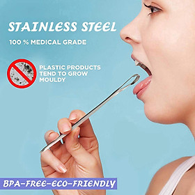 Mua Dụng Cụ Cạo Lưỡi Bằng Thép Không Gỉ Chất Lượng Cao