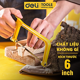 Mua Khung Cưa Cầm Tay Deli Mini 6inch - Nhỏ Gọn  Chất Liệu Chắc Chắn  Tay Cầm Chống Trơn Trượt - DL6007
