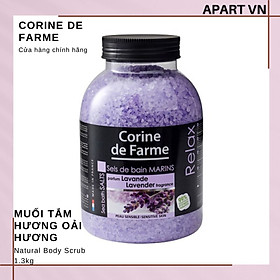 Muối tắm thư giãn tẩy tế bào chết Corine de Farm 1.3Kg