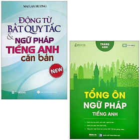 Combo sách động từ bất quy tắc và ngữ pháp tiếng anh căn bản + tổng ôn ngữ pháp tiếng anh