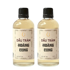Bộ 2 chai tinh dầu tràm Huế - dầu tràm Hoàng Cung 100ml